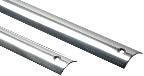 Scheuerprofil Niro | Ausführung: Materialstärke 1,2mm, Höhe 4,6mm, Breite 20mm