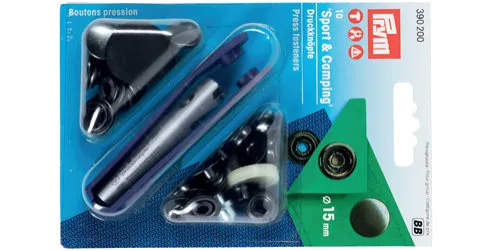 Druckknopf - Messing verchromt | Packeinheit: 10 Stk