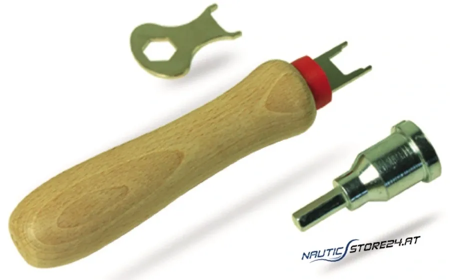 LOXX Werkzeug LOXX - Schlüssel für Oberteile - Holzgriff rot