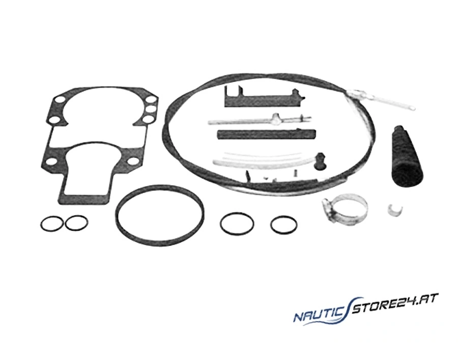 Mercury/Quicksilver Schaltzug Schaltkabel Schaltseil Set für Mercruiser Alpha ab 1978 (8M0176525)