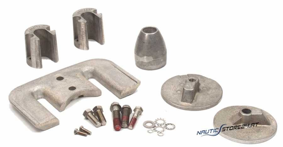 Mercury/Quicksilver Anodensatz Aluminium für Bravo 3 Getriebe (97-888761Q04)