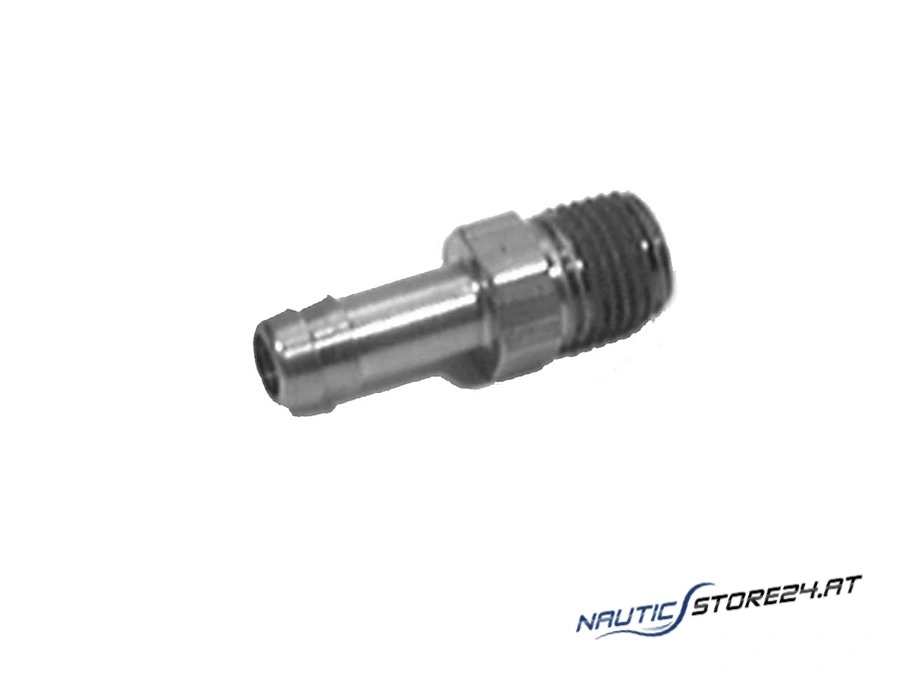 Mercury/Quicksilver Fitting Schlauchanschluss Messing 1/4 Zoll Gewinde - 5/16 Zoll Schlauch (22-89771Q2)