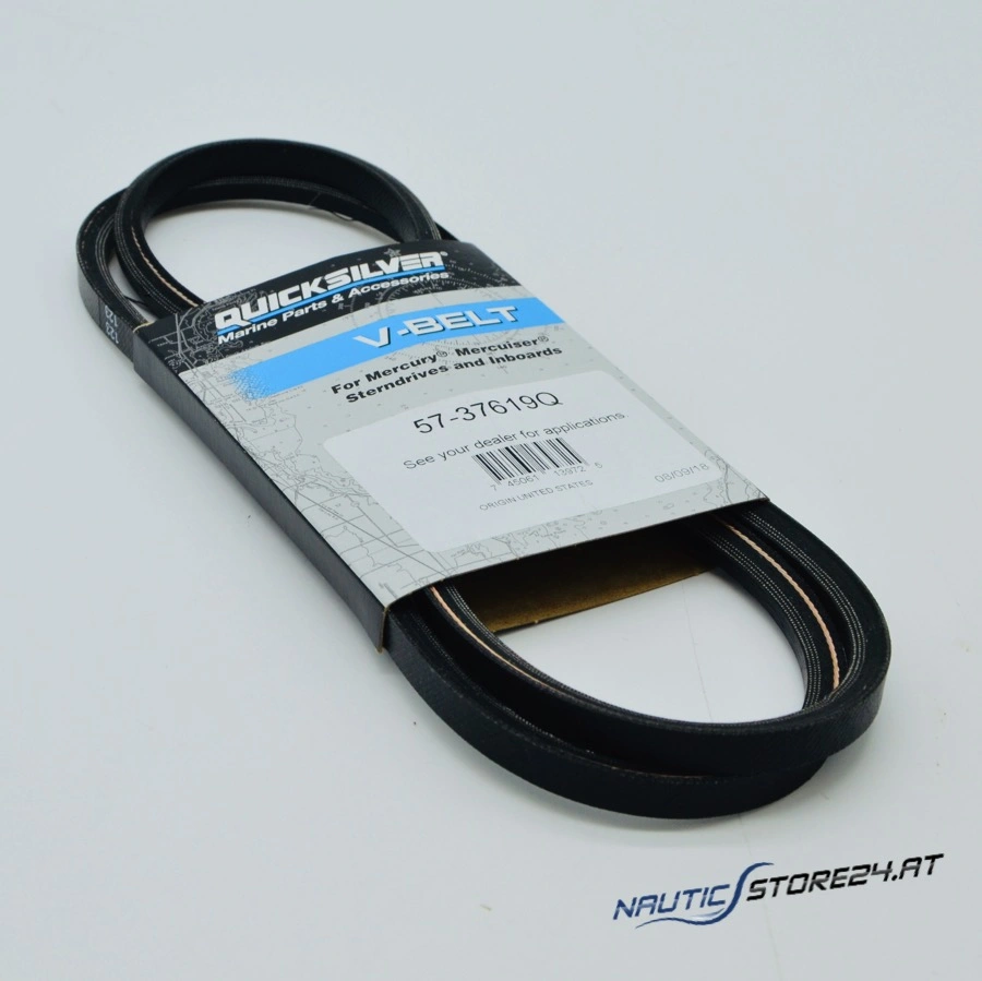 Mercury/Quicksilver Keilriemen Servolenkung für Mercruiser V6 und V8 Motoren (52 Zoll/1321mm) (57-37619Q)