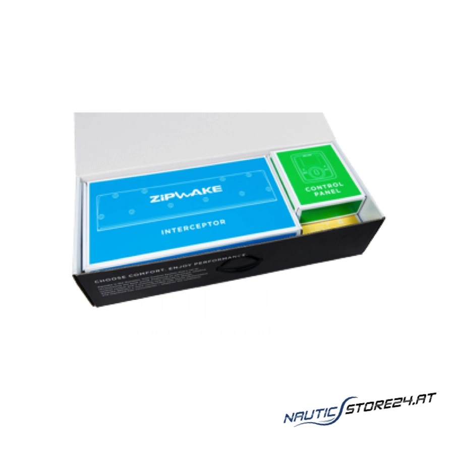 Zipwake Dynamisches Trimm-Kontrollsystem Serie S | Ausführung: 750-S (Interzeptor L=750mm, M12 Verlängerungskabel 3m)