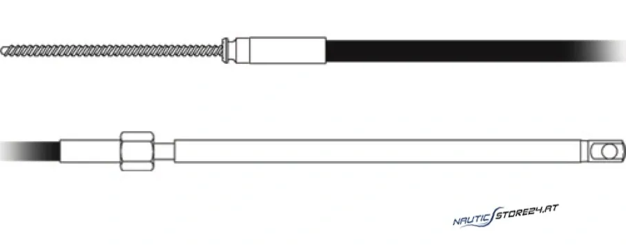 Teleflex Lenkkabel SSC 62 | Länge: 274cm (9 ft)