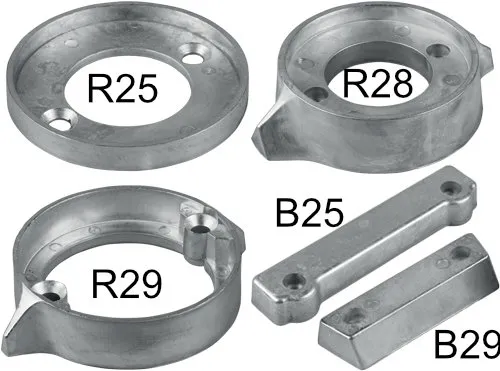 Tecnoseal Magnesiumanode Ring für Volvo Penta 250/270