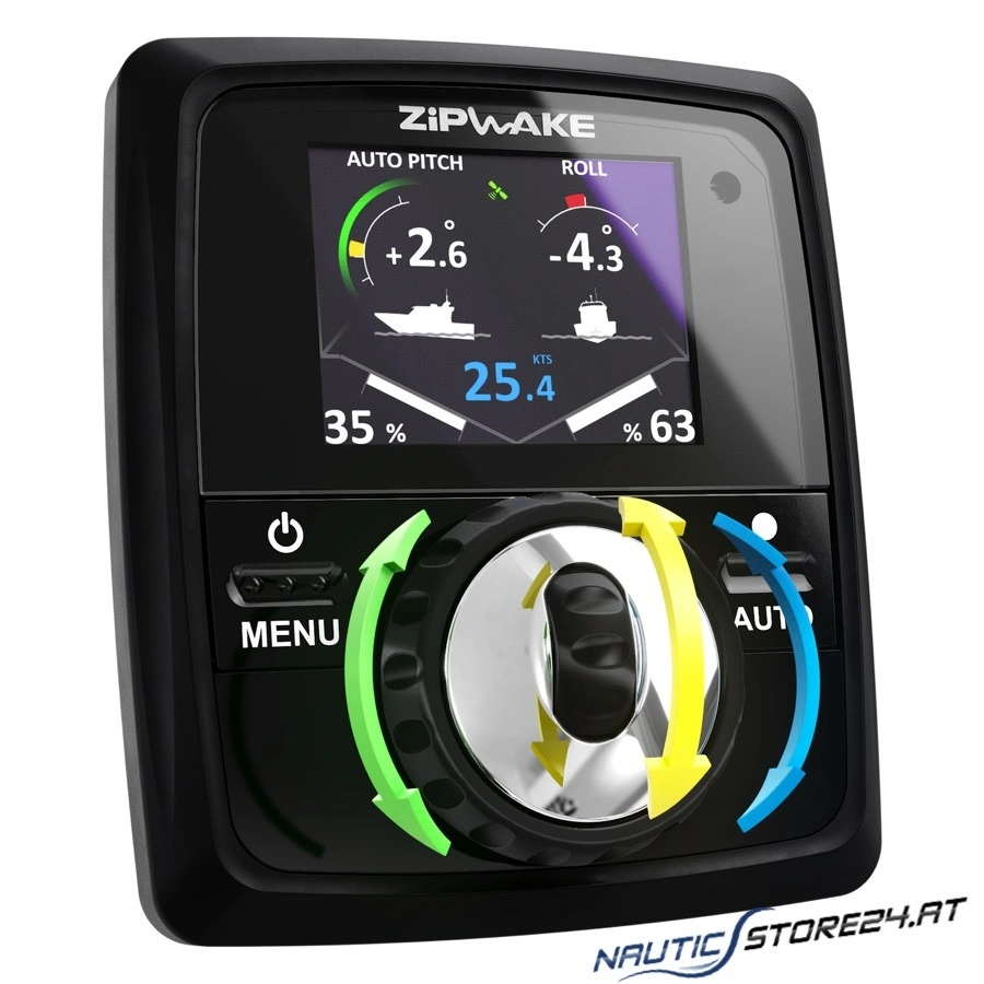 Zipwake Dynamisches Trimm-Kontrollsystem Serie S | Ausführung: 750-S (Interzeptor L=750mm, M12 Verlängerungskabel 3m)