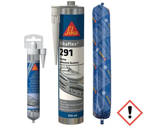 Sika Sikaflex 291 weiß 70ml Minipack (Dichten) | Ausführung: Monopack, Farbe schwarz, 600ml