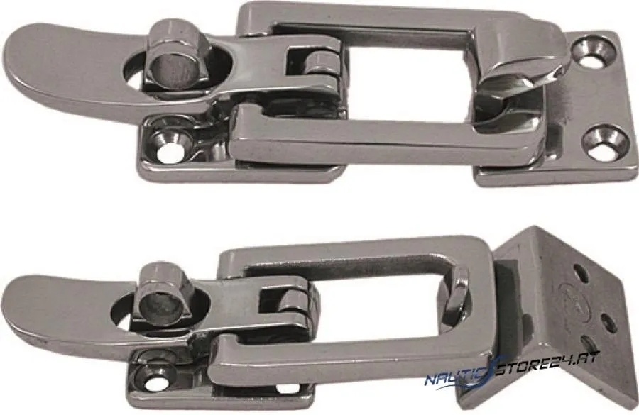 Hebelverschluss eco | Ausführung: gerade, Niro, Länge 80mm