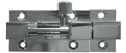 Bolzenriegel Messing | Ausführung: MS poliert, Länge 50mm