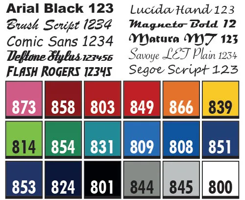 Bootsnamen oder Sonstige Beschriftungen