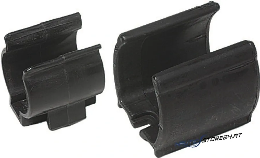 Federklemme für Bootshaken - Plastik, Innen-Ø 25-32mm | Farbe: schwarz