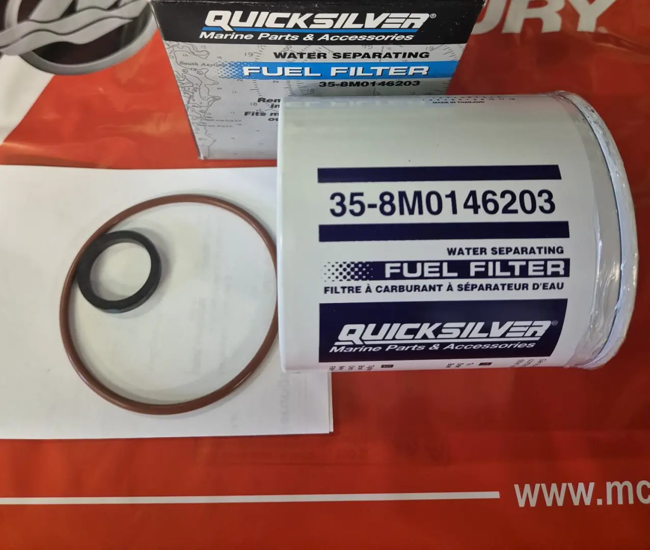 Mercury/Quicksilver Kraftstofffilter Benzin (8M0146203)